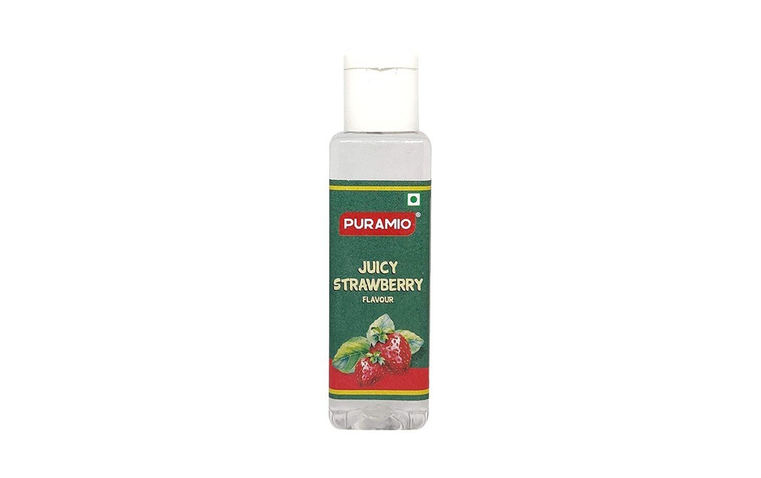 Puramio Juicy Strawberry Flavour    Plastic Bottle  30 millilitre